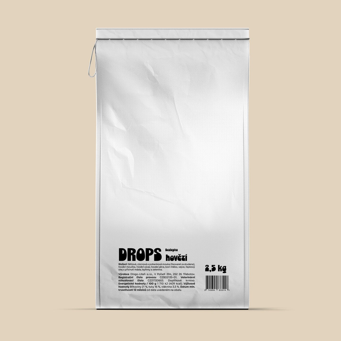 Drops hovädzie bezlepkové