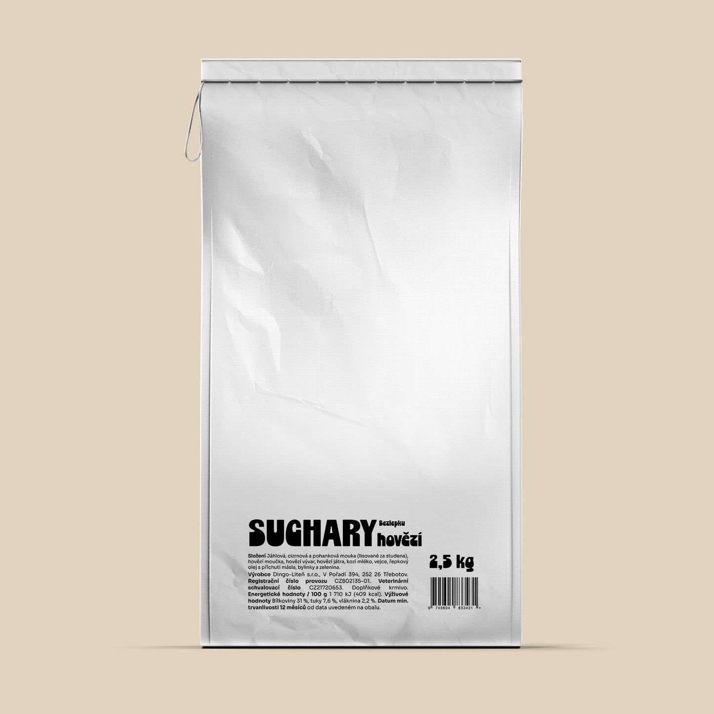 Sucháre hovädzie bezlepkové